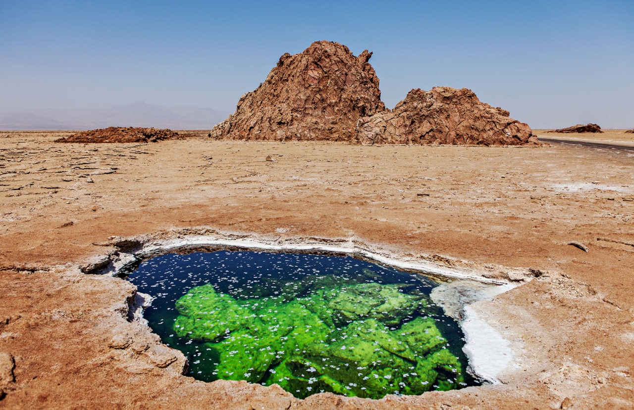 Danakil Depression, Afar Triangle, Volcanoes & salt